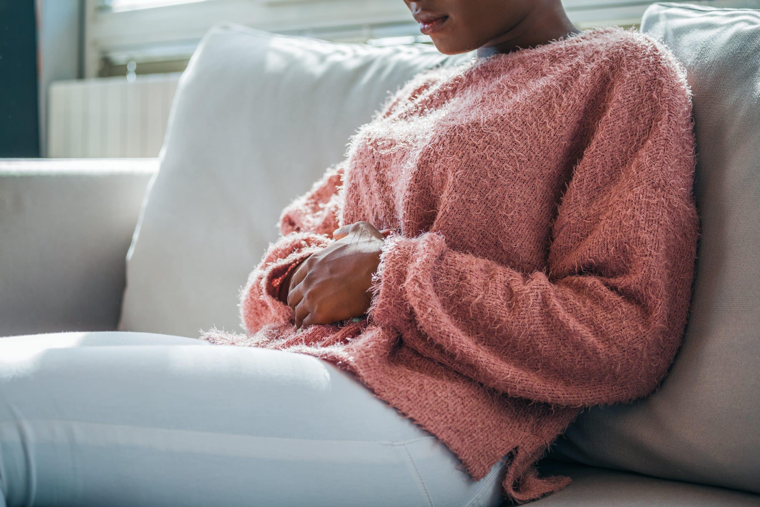 Sever abdominal pain after a positive pregnancy test could point to a ruptured ectopic pregnancy