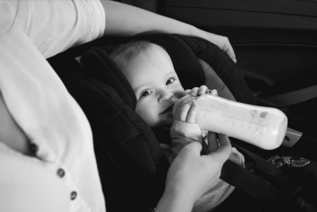Can you feed baby in car seat