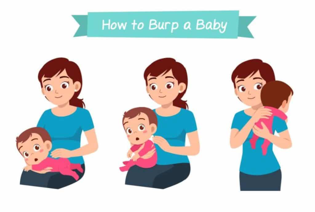 when to stop burping your baby